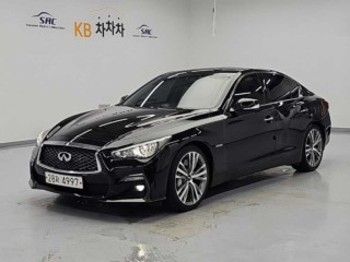 인피니티 Q50 3.5 하이브리드 블루 스포츠 센서리 중고차 매물 사진